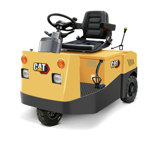 Трактор для буксировки - NTS30-60Q - Cat Lift Trucks - на аккумуляторе / 3-колесный / с местом для сидения водителя