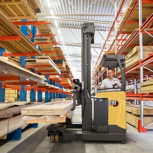 Электрическая подъемная тележка со съемной опорой - NRM2 series - Cat Lift Trucks - со «стоячим» водителем / для узкого прохода / для паллет