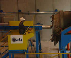 Термическая система очистки - BARTZ MASCHINENBAU GMBH - для литейной промышленности / круговой конвейер
