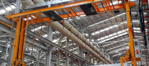 Фиксированный башенный кран - MONTI ENGINEERING SRL - для разгрузочно-погрузочных работ / для загрузки / для разгрузки