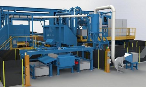 Бункер для металлической стружки - SERMACHIPS - SERMAS INDUSTRIE SAS - для стокирования / с ручкой / квадратный