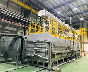 Печь с выдвижным подом - HANWHA MACHINERY - для прокаливания / батч