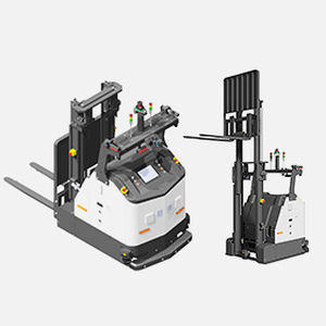 Электрический вилочный погрузчик - HANWHA MACHINERY - AGV / высокоэффективный