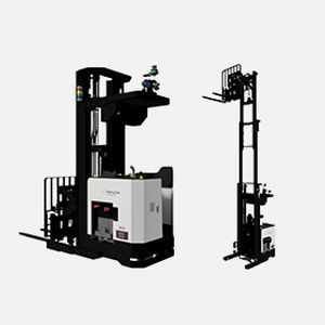 Электрический вилочный погрузчик - HANWHA MACHINERY - AGV / высокоэффективный