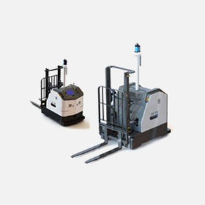 AGV с платформой - HANWHA MACHINERY - коллаборативная