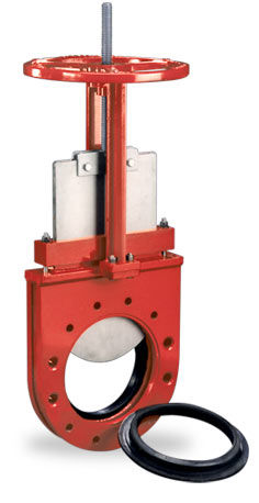 Клапан с гильотинными ножницами - Flexgate - Red Valve - с маховиком / для размыкания / для шлама