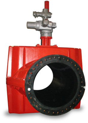 Клапан с втулкой - 75 Megaflex - Red Valve - с ручным управлением / для размыкания / для твердых тел