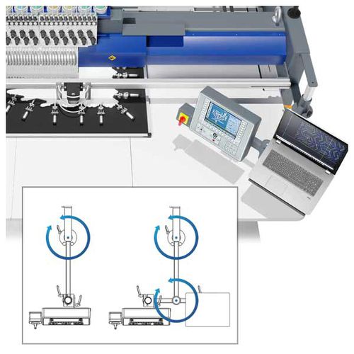 Крепежный кронштейн - T8 - ZSK Technical Embroidery Systems