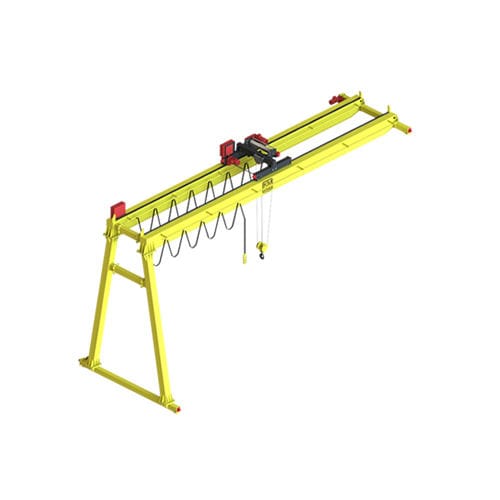 Мобильный полукозловой кран - KM KUMSAN CRANE SYSTEMS - двухбалочный