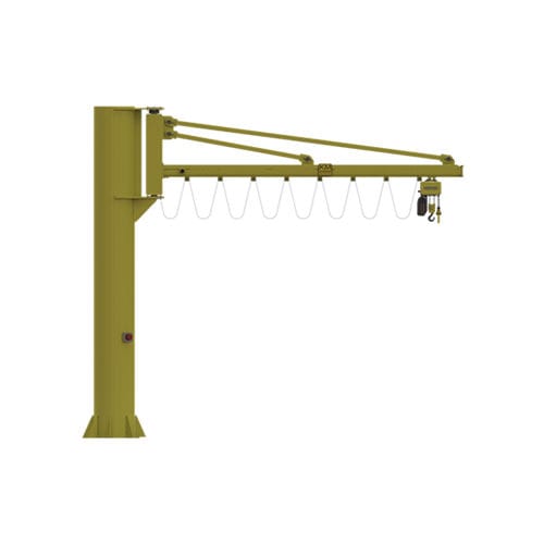 Поворотный кран на стойке - KM KUMSAN CRANE SYSTEMS - 270° / триангуляционный / для подъема