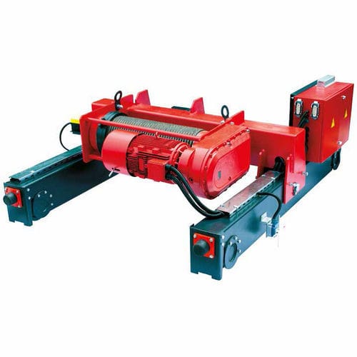 Электрическая тросовая таль - KM KUMSAN CRANE SYSTEMS - двухбалочная / регулируемая / шестеренчатая