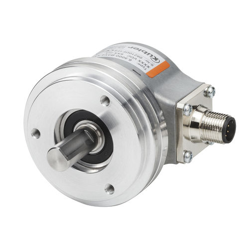 Инкрементальный датчик угла поворота - Sendix KIS50 - KÜBLER GmbH - оптический / со сплошным валом / RS-422