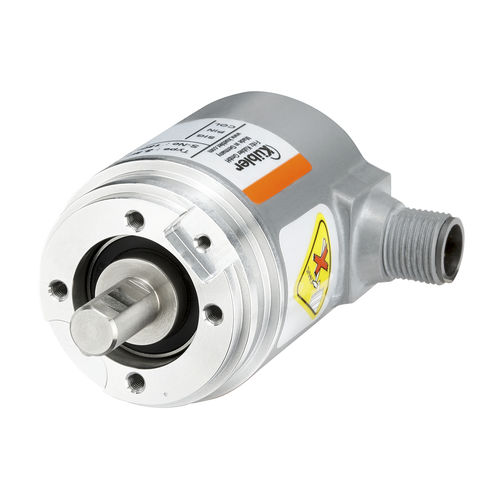 Абсолютный датчик угла поворота - Sendix M3661 - KÜBLER GmbH - магнитный / со сплошным валом / многооборотный