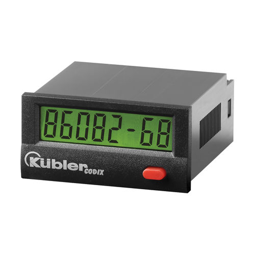 Счетчик часовой - Codix 134 - KÜBLER GmbH - с 7 цифрами / электронный / для монтажа на панели