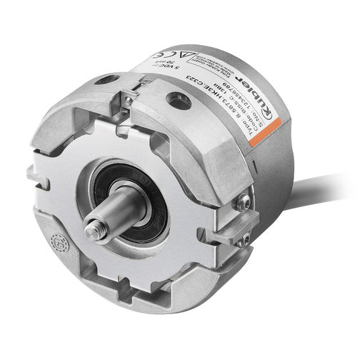 Абсолютный датчик угла поворота - Sendix 5873 - KÜBLER GmbH - оптический / со сплошным валом / однооборотный