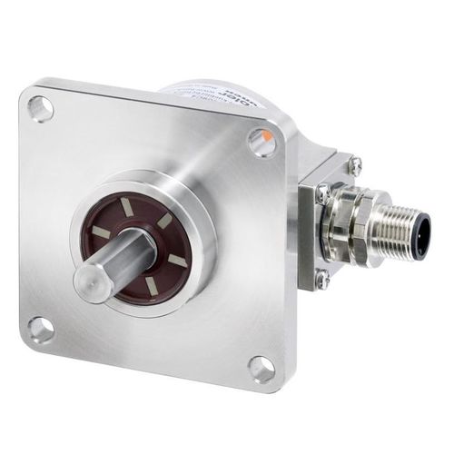 Инкрементальный датчик угла поворота - Sendix 5006 - KÜBLER GmbH - оптический / со сплошным валом / с квадратным фланцем
