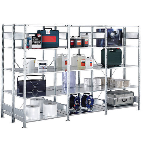 Стеллаж склад для хранения - SCHULTE Lagertechnik - Gebr. Schulte GmbH & Co. KG - двойная глубина / для крупногабаритных продуктов