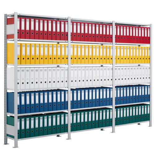 Стеллаж для офиса - SCHULTE Lagertechnik - Gebr. Schulte GmbH & Co. KG - односторонний / двусторонний / модульный