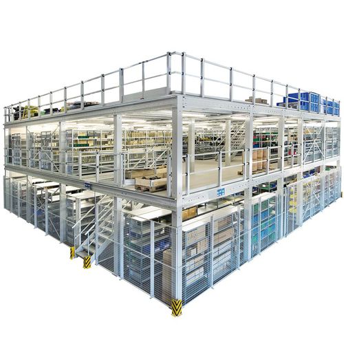 Стеллаж с антресолью - SCHULTE Lagertechnik - Gebr. Schulte GmbH & Co. KG - склад для хранения / универсальные системы хранения / для крупногабаритных продуктов