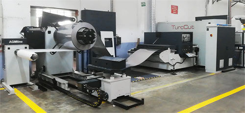 Линия резки с питанием от катушки - Coil Fed Laser Cutting Line - SACFORM / AGMline - лазерная / для стали / для алюминия