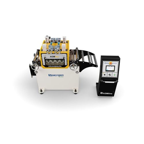 Компактная линия питания для лент - RMS-9 MODEL Servo Feeders with Straightener  - SACFORM / AGMline - с выпрямителем