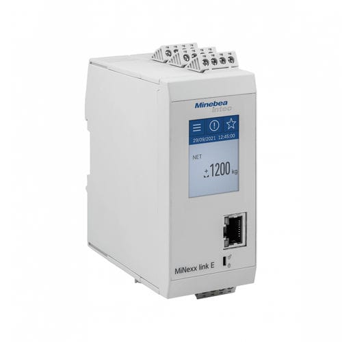 Transmetteur de pesage с цифровым выходом - MiNexx®Link E  - Minebea Intec GmbH - аналоговый / Ethernet / на DIN-рейке