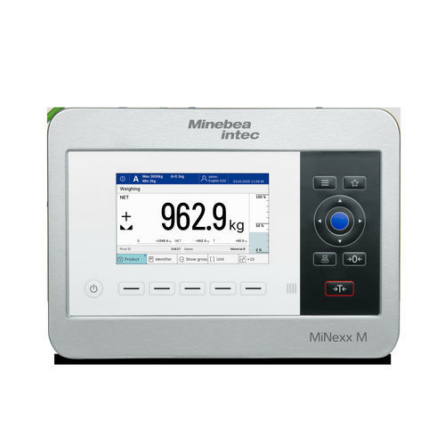Цифровой весовой индикатор - MiNexx® M - Minebea Intec GmbH - с сенсорным экраном / настольный / настенный