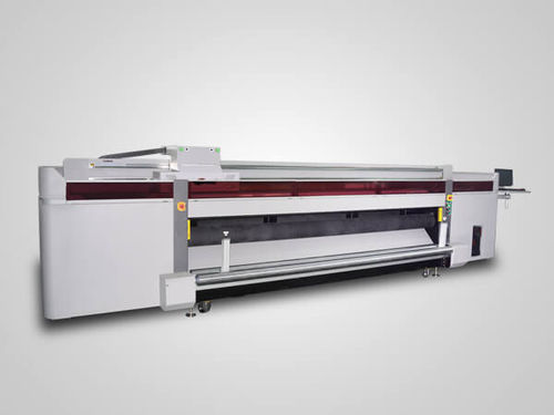 Принтер для больших форматов тип с рулона на рулон - YD-R3200R5 - Shenzhen Yotta Printing Technology Co.,Ltd - со струйной УФ-печатью / 4-цветный / 5-цветный