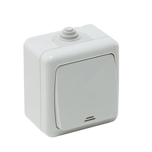 Клавишный переключатель - 40500405 - Mete Enerji - однополюсный / IP44 / с подсветкой