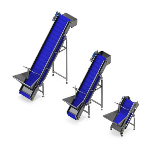 Ленточный конвейер - Sweere - Food Processing Equipment BV - наклонный / для питания / для сельского хозяйства и пищевой промышленности