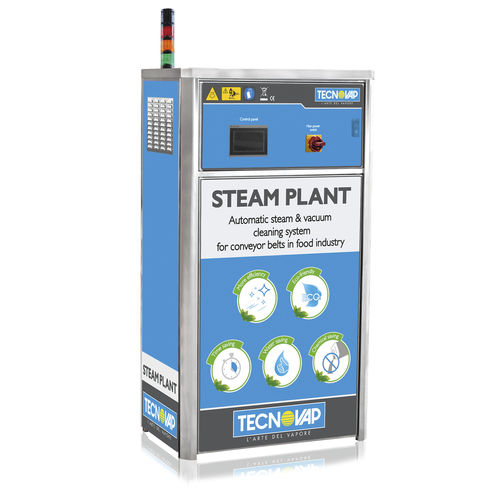 Трехфазовый пароочиститель - STEAM PLANT - Tecnovap - с резервуаром / с ручным управлением / из нержавеющей стали