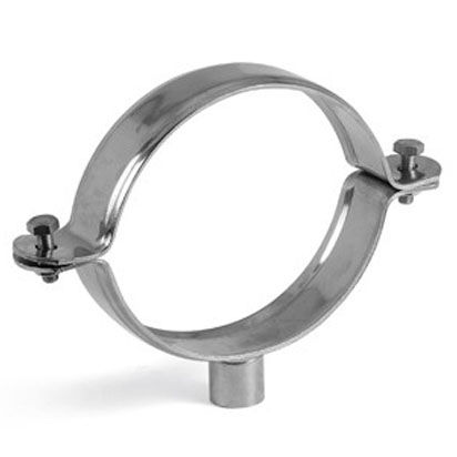 Трубный хомут с болтом - Velo Acciai Srl. - из нержавеющей стали