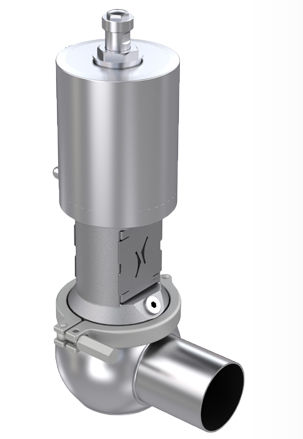 Мембранный клапан - SD - Evoguard GmbH - пневматический / для остановки / для жидких пищевых продуктов и напитков