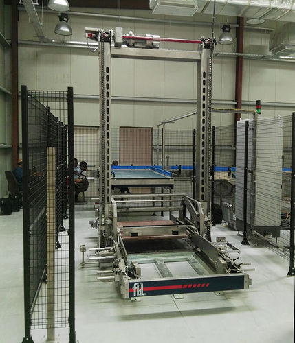 Штабелеразгрузочная машина снизу - FL-018 - F.B.L. Food Machinery S.r.l. - для пищевой промышленности и для производства напитков / для коробок консервов / для коробок