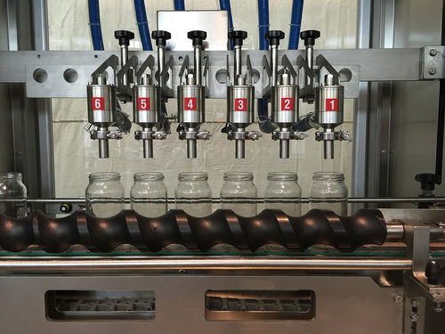 Наполнительная машина для резервуаров из стекла - FL-D.L.M - F.B.L. Food Machinery S.r.l. - для сливок / для жидкостей / для продуктов питания