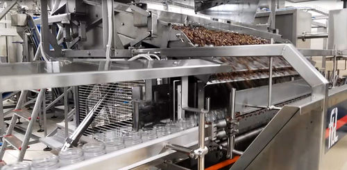 Наполнительная машина консервные банки - FL-04 - F.B.L. Food Machinery S.r.l. - для резервуаров из стекла / для гранул / для продуктов питания