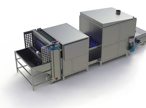 Станок для очистки кожуры овощи - TopNotch - Finis Foodprocessing Equipment B.V. - для репчатого лука / полностью автоматический / корончатый