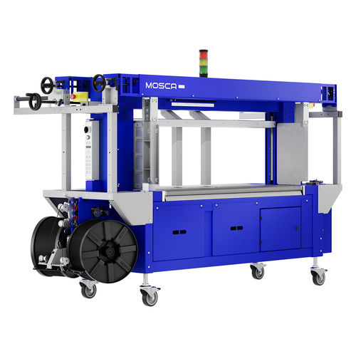 Полностью автоматическая обвязочная машина - SoniXs TRC-6  - Mosca GmbH - для гофрокартона / с прессом / вертикальная