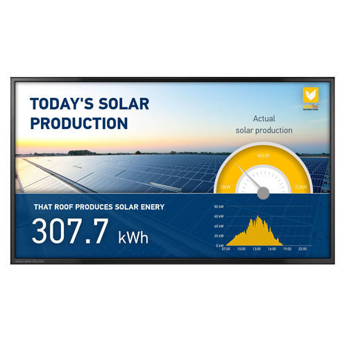 Табло для фотогальванических установок - SF-300 series - SOLARFOX® |  SOLEDOS GmbH - LED / IPS / 3840x2160