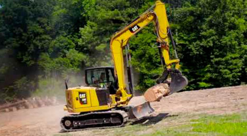 Экскаватор мини - 308 CR VAB - Caterpillar Equipment - гусеничный / дизельный / Tier 4 final