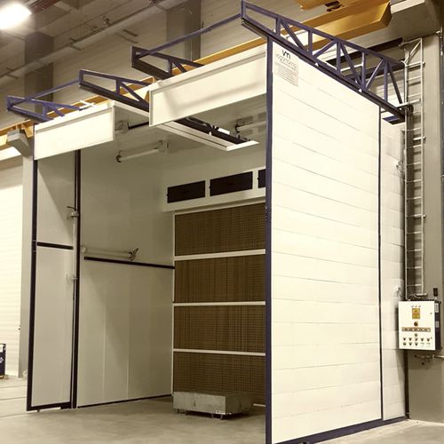 Открытая окрасочная кабина - VMOSB - VOGAMAKINA INDUSTRIAL PLANTS COMPANY Ltd. - закрытая / с фильтром / Свежая краска