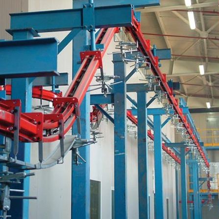Цепной конвейер - CARDAN - VOGAMAKINA INDUSTRIAL PLANTS COMPANY Ltd. - монорельсовый / воздушный / горизонтальный