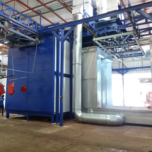 Линия порошковой окраски с ручным приводом - VOGAMAKINA INDUSTRIAL PLANTS COMPANY Ltd. - автоматический / непрерывного действия