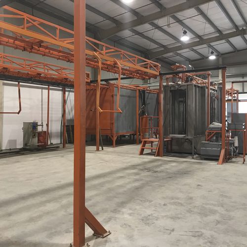 Линия порошковой окраски с ручным приводом - TRANSFER - VOGAMAKINA INDUSTRIAL PLANTS COMPANY Ltd. - автоматический / непрерывного действия