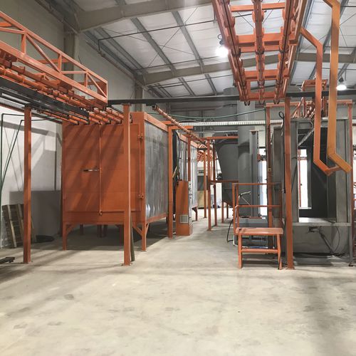 Линия порошковой окраски с ручным приводом - BTRANSFER - VOGAMAKINA INDUSTRIAL PLANTS COMPANY Ltd. - автоматический / непрерывного действия