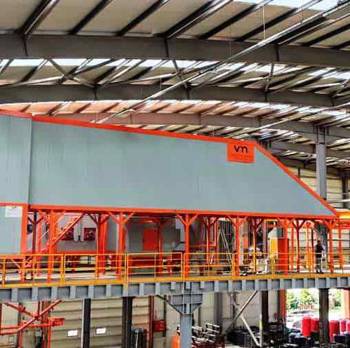 Линия порошковой окраски с ручным приводом - VMAUTO - VOGAMAKINA INDUSTRIAL PLANTS COMPANY Ltd. - автоматический / непрерывного действия