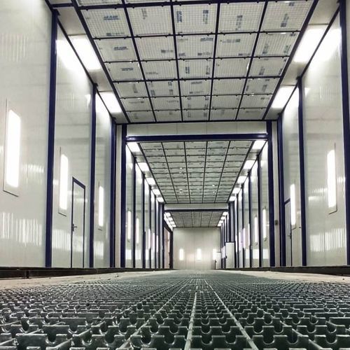Закрытая окрасочная кабина - VMCMB - VOGAMAKINA INDUSTRIAL PLANTS COMPANY Ltd. - для транспортных средств / с сухой фильтрацией / Свежая краска