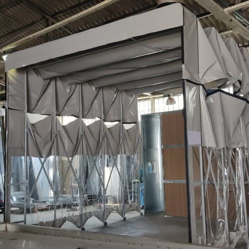 Окрасочная кабина убирающаяся - VMRTR - VOGAMAKINA INDUSTRIAL PLANTS COMPANY Ltd. - открытая / с фильтром