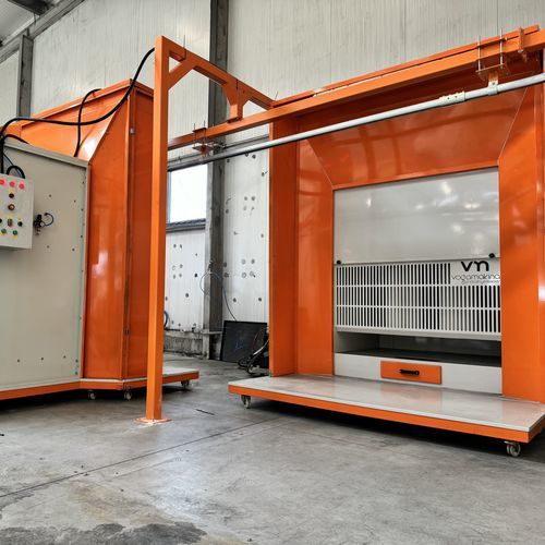 Открытая камера напыления - VFDK - VOGAMAKINA INDUSTRIAL PLANTS COMPANY Ltd. - для запасных частей / фильтр с картриджем / с ручным управлением