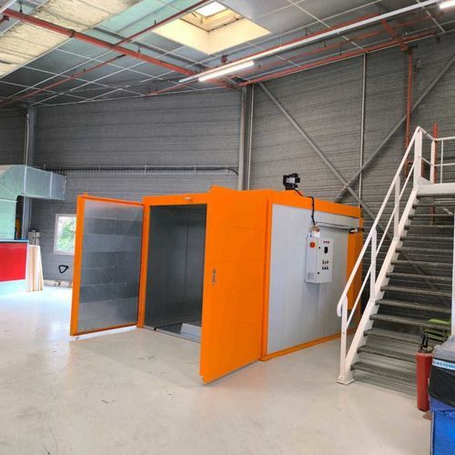 Линия порошковой окраски с ручным приводом - VMMCL - VOGAMAKINA INDUSTRIAL PLANTS COMPANY Ltd. - электростатический / для автомобилестроения / для строительства